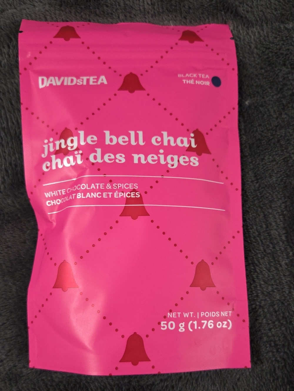 2/$20 New! Sealed! Davidstea JINGLE BELL CHAI Loose Leaf Tea 50g Davids Tea
